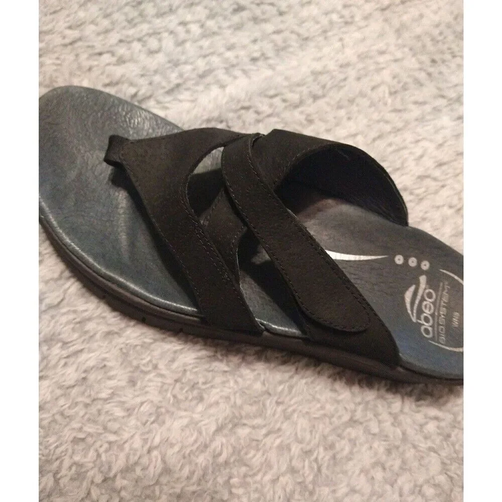 Obeo Comfort sandals black Size 8 Outdoor Boho Beachy Comfy